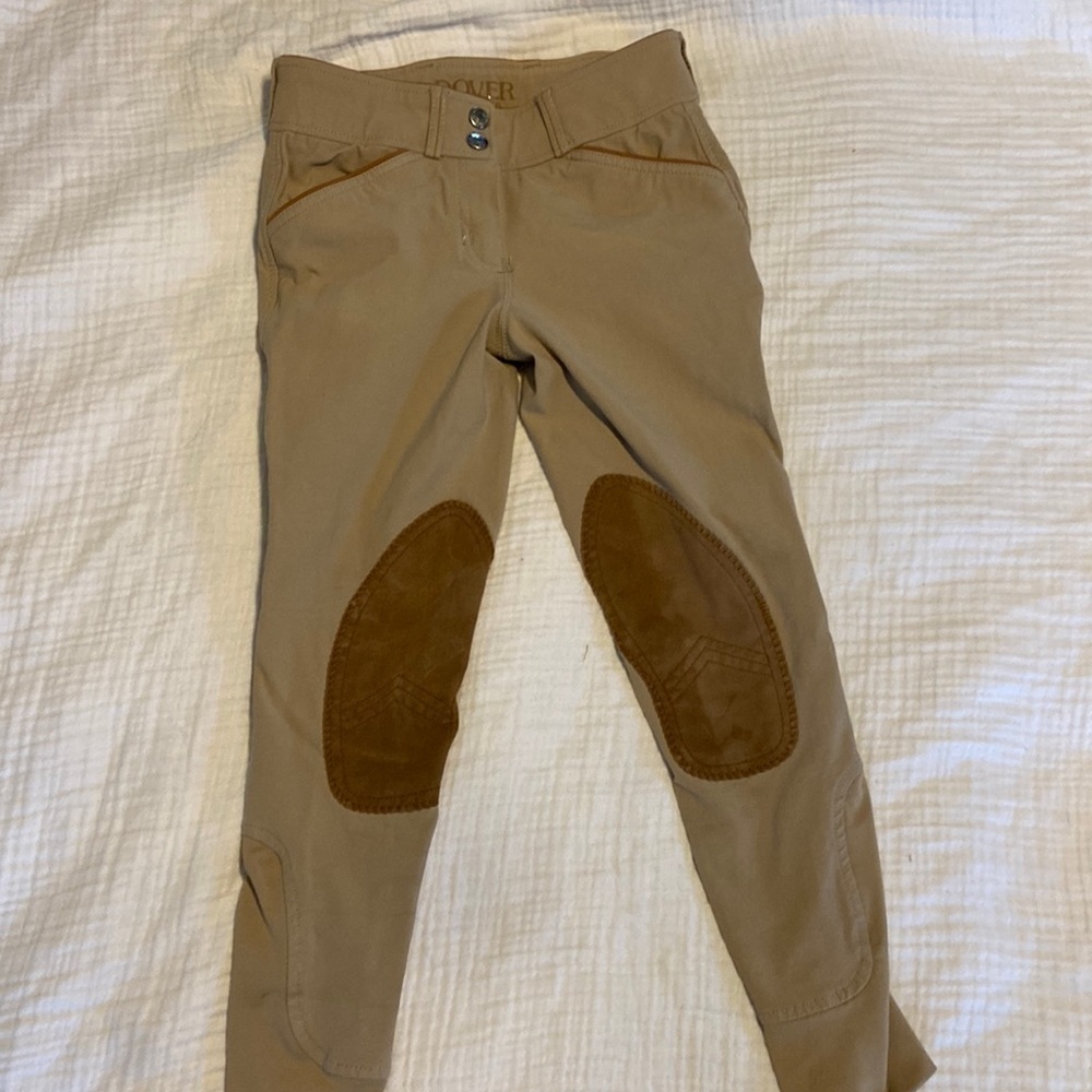 Dover Saddlery tan riding pants